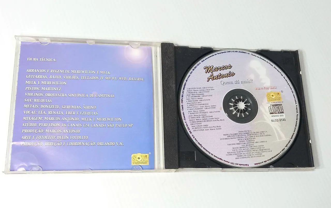Cd Marcos Antônio Quem Dá mais? - Foto 2