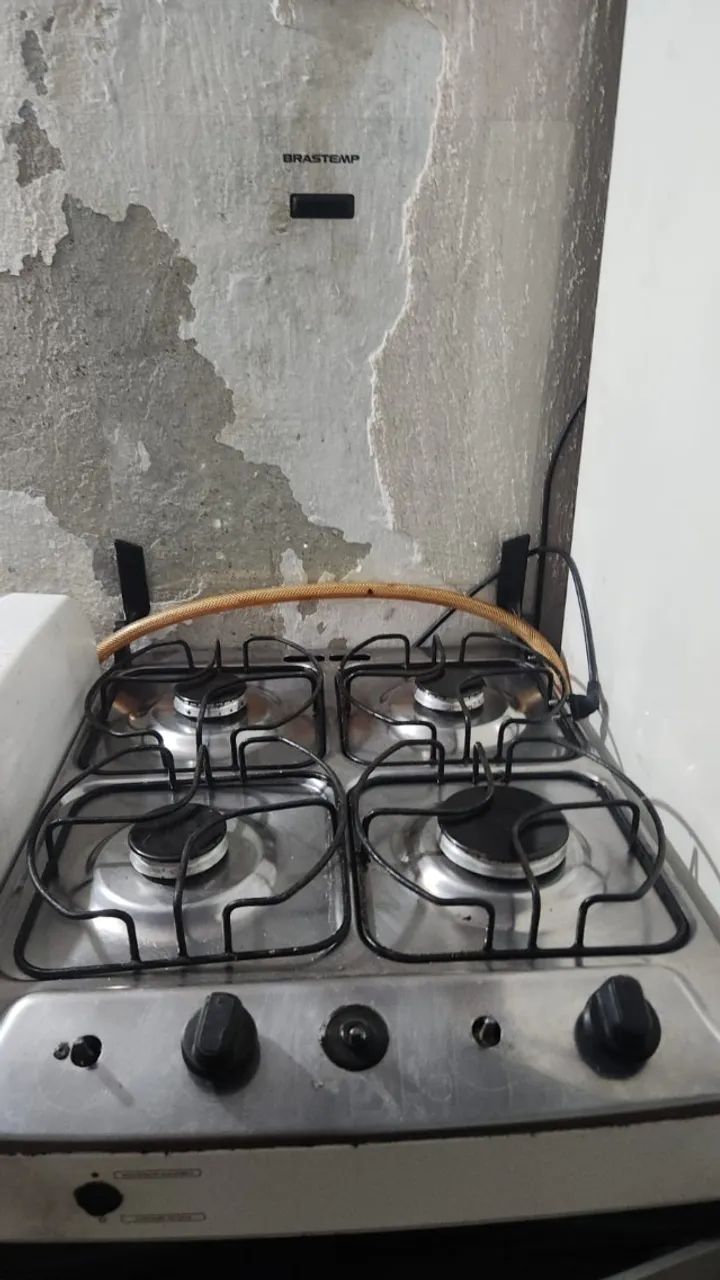 Fogão Brastemp 4 queimadores tampa inox acendimento automático - Foto 3