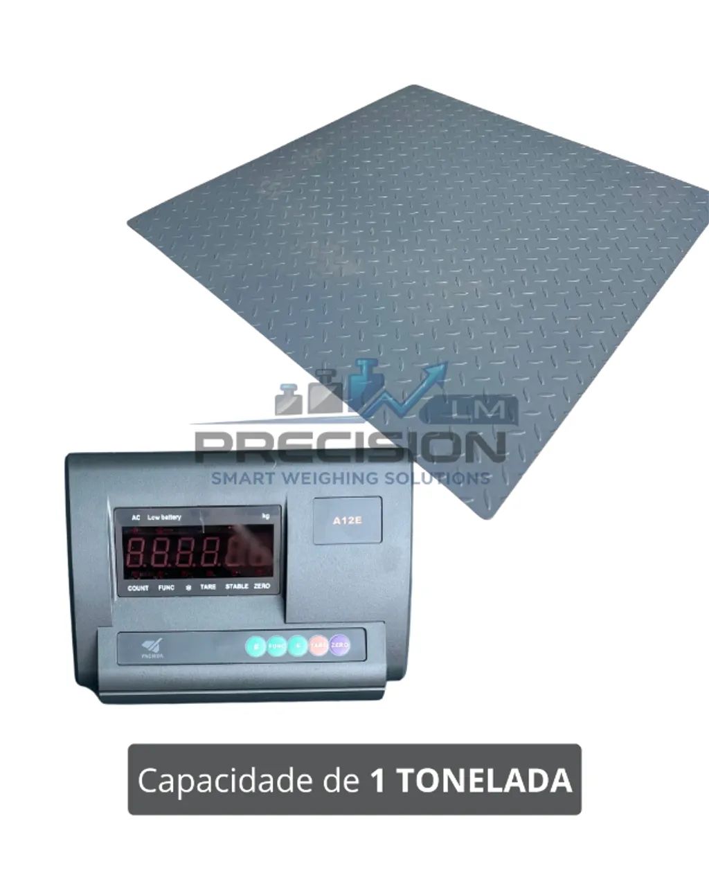 Balança de Plataforma 1x1 m com Capacidade de 1000kg  - Foto 4