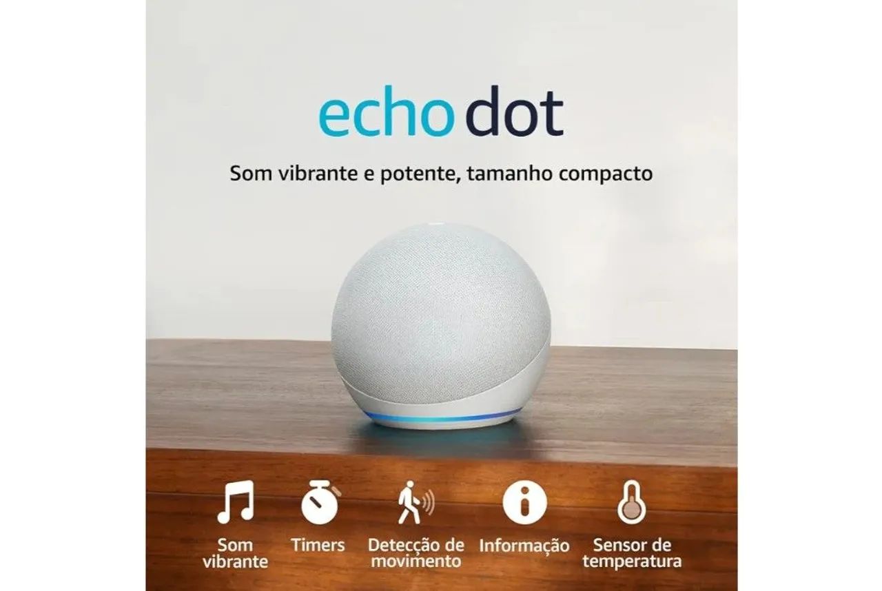 Echo Dot (Geração mais recente) Alexa. - Foto 4
