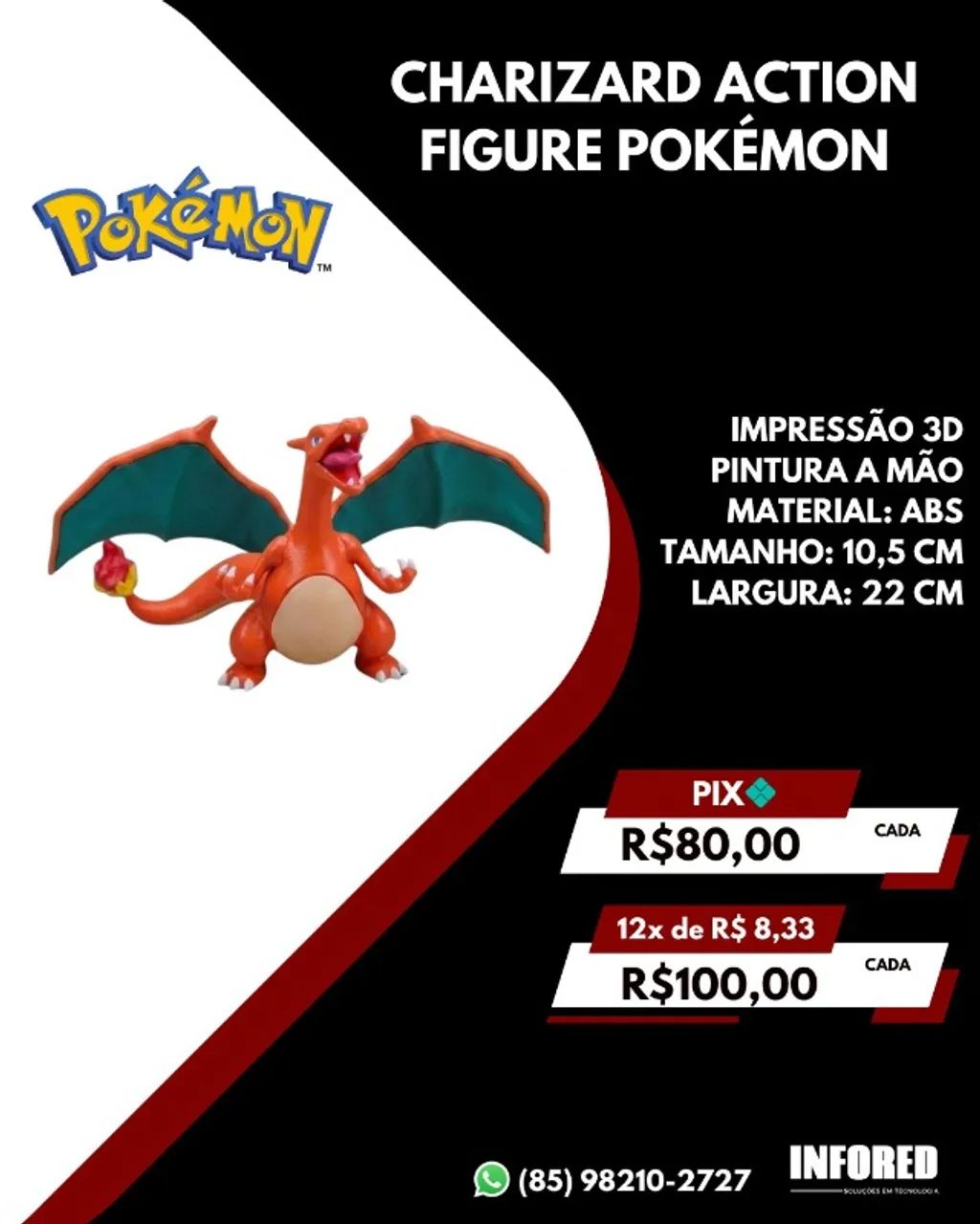 Action Figures Impressão 3D com Pintura à Mão   - Foto 2