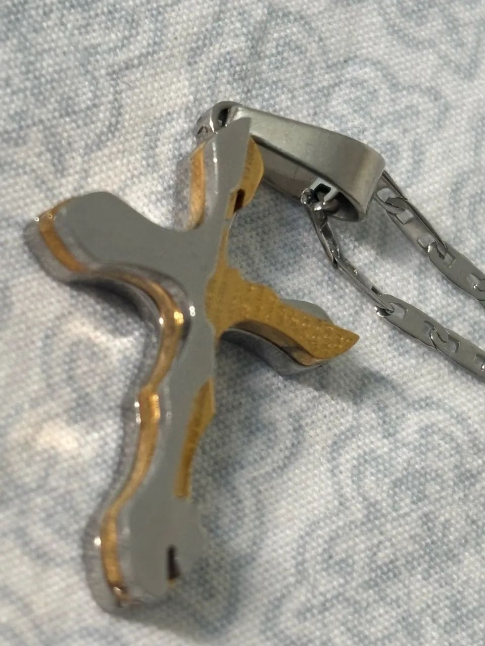 Cordão com crucifixo - Foto 3