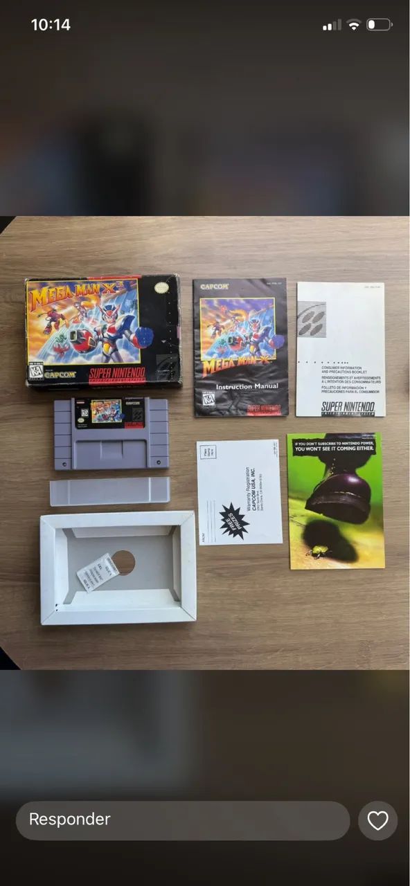 Jogo Mega Man X Cib
