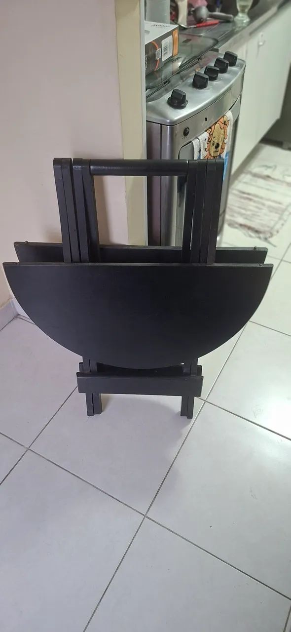 Mesa Retrátil Madeira forte - Foto 3