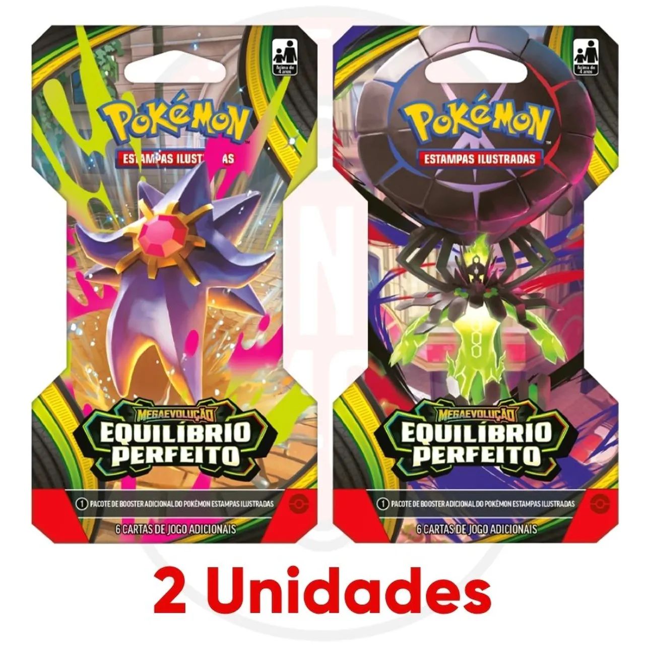 2x Booster Equilíbrio Perfeito Blister Pokémon - Foto 2