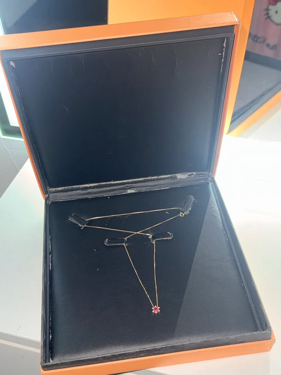 Colar Vivara Dengosa Ouro 18k com Rubi e Diamantes - Foto 3