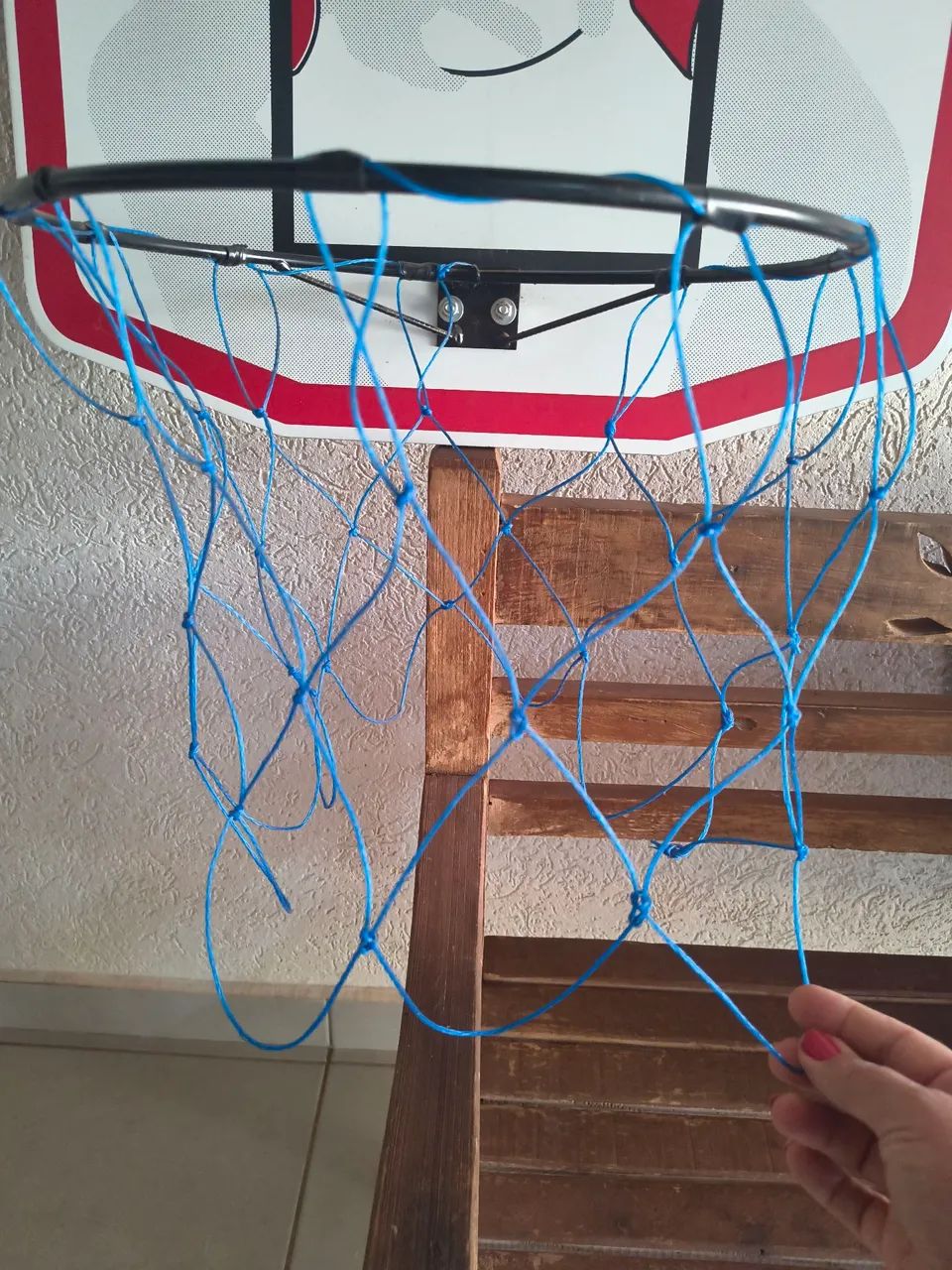 Tabela e cesto de basquete. - Foto 3