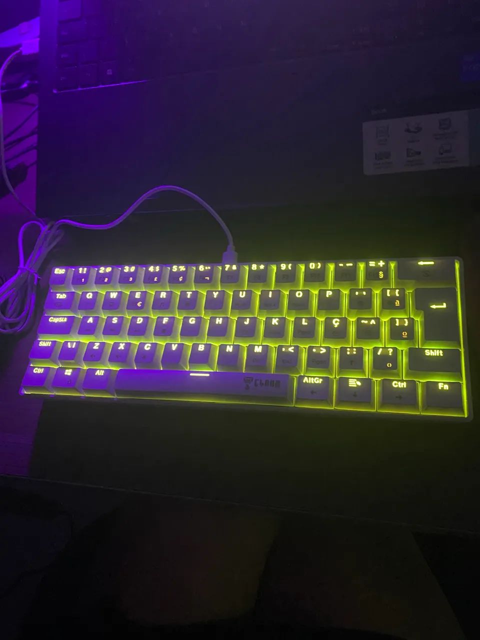 teclado gamer no precinho