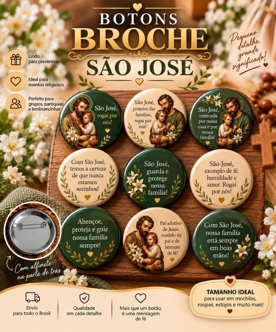 Bottons Alfinetes Personalizados - Foto 3