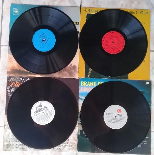 Bravo!/Clássicos Populares/Schumann/Revendo o Passado-4 LPs(pacote) - Foto 3