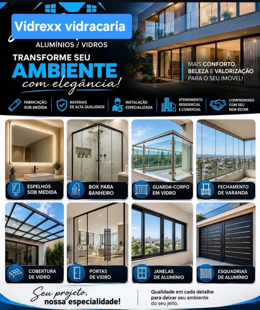 Vidrexx vifracaria e esquadria de aluminio  - Foto 5