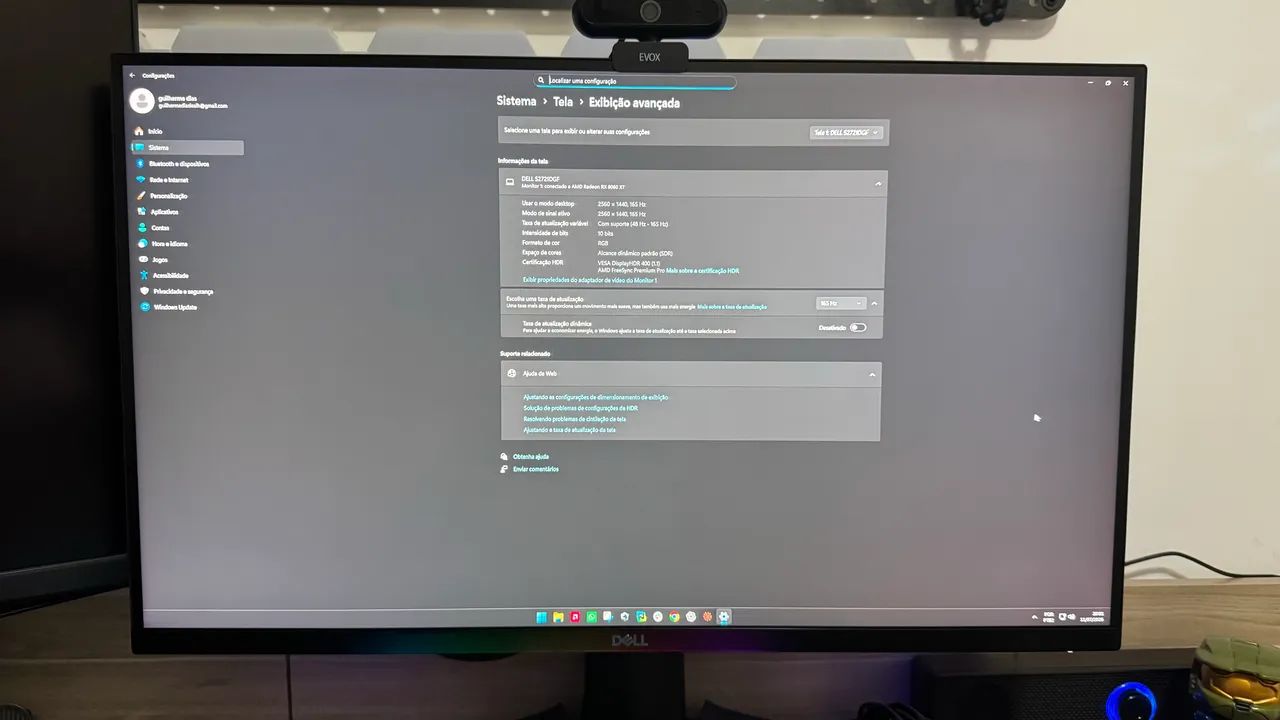 Monitor gamer Dell 27 polegadas 165hz - Foto 3