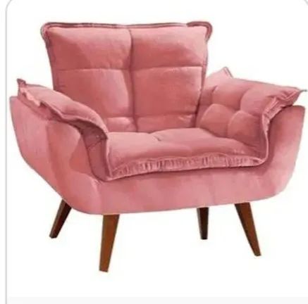 Cadeira retro aveludada Rose 