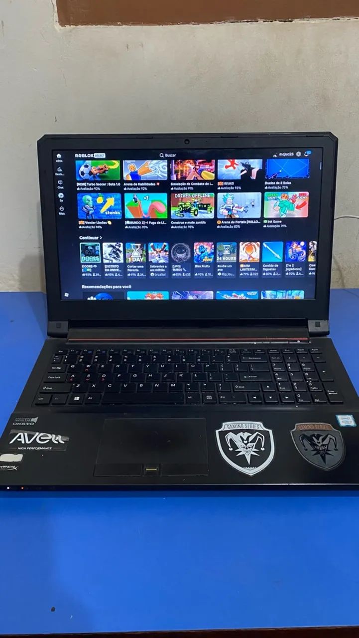 Notebook gamer i7