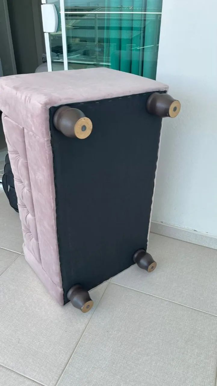 Puff Baú Rosa - Foto 3