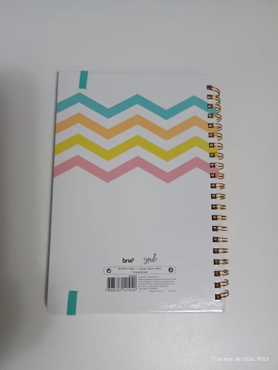 Planner Capa Dura 80 folhas espiral - Foto 2