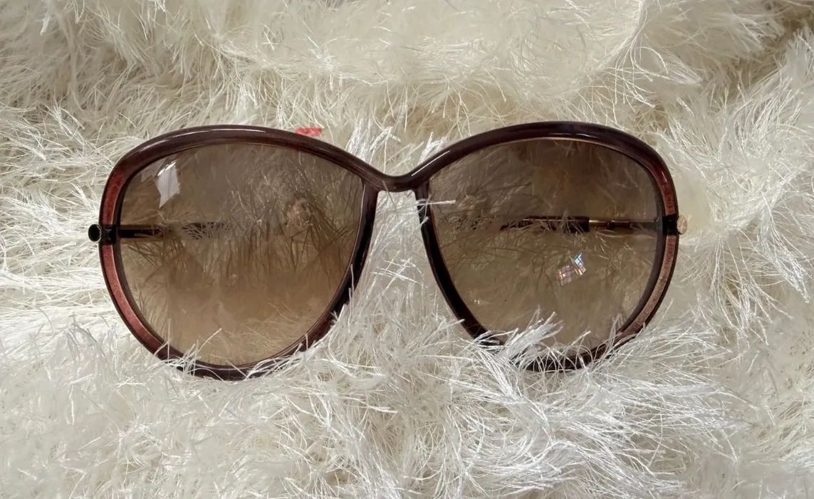 Óculos de sol Tom Ford ORIGINAL Mod. Sabrina Marrom - Foto 2