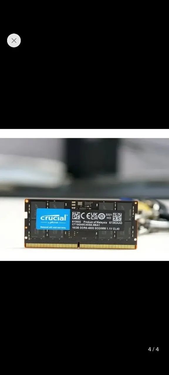 Memória Ram Ddr5 16Gb 5200