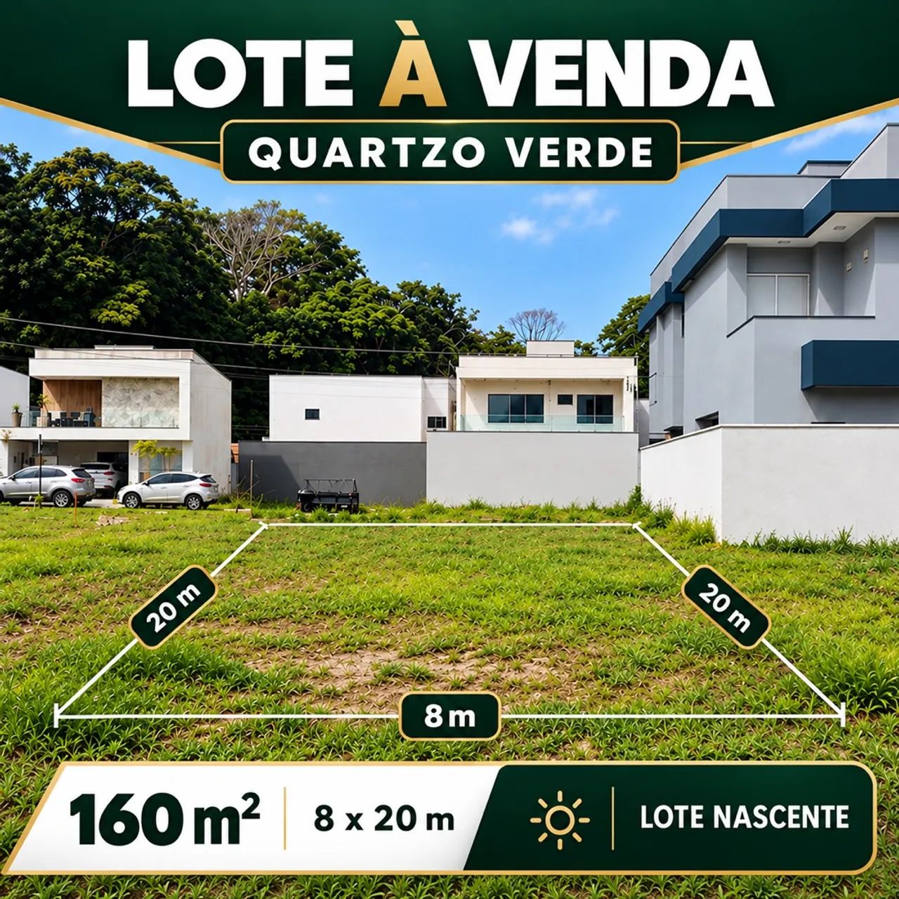 Lote no Condomínio Quartzo