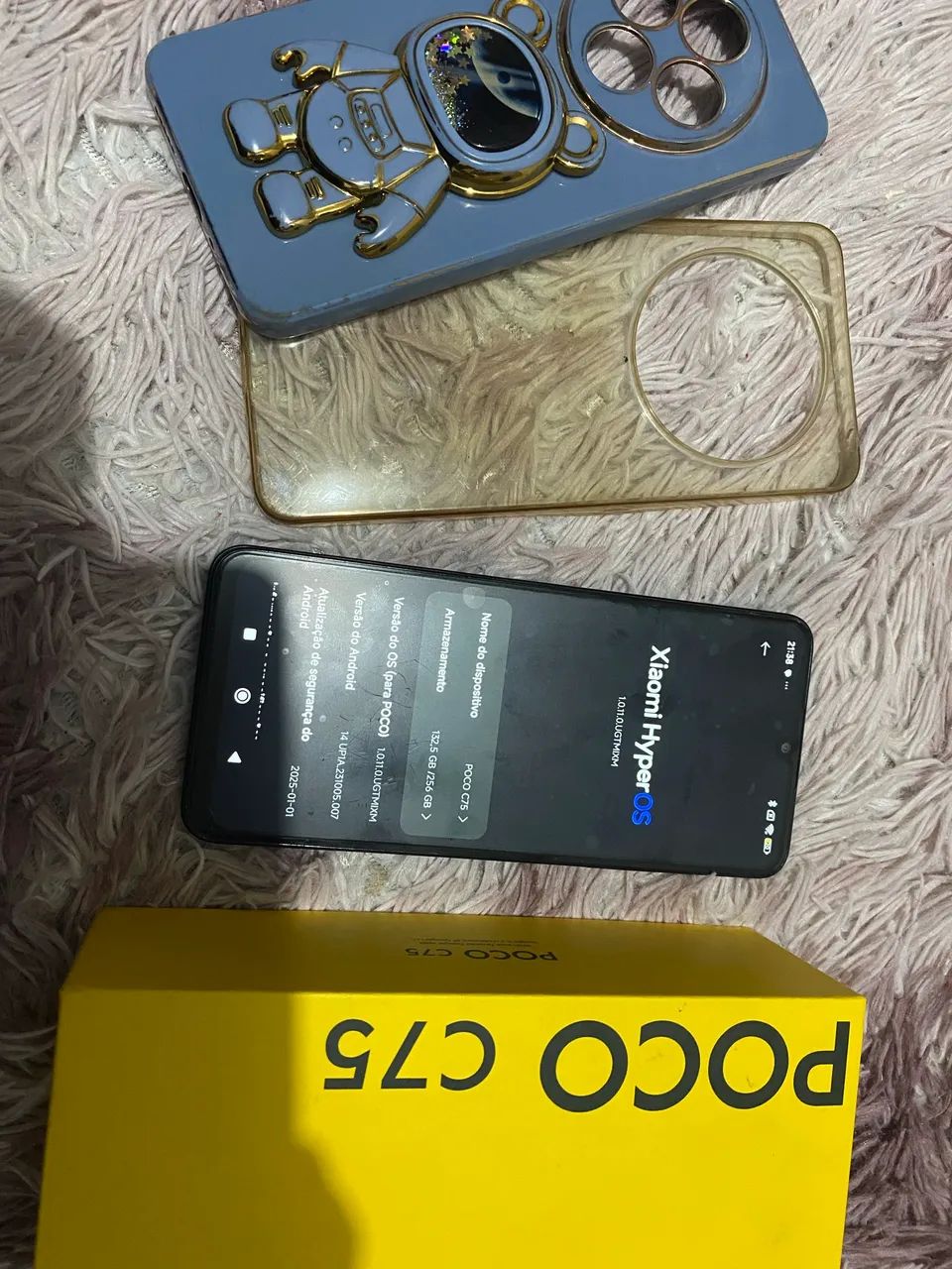 ? POCO C75 256GB | 8GB RAM | R$ 600 - Foto 5