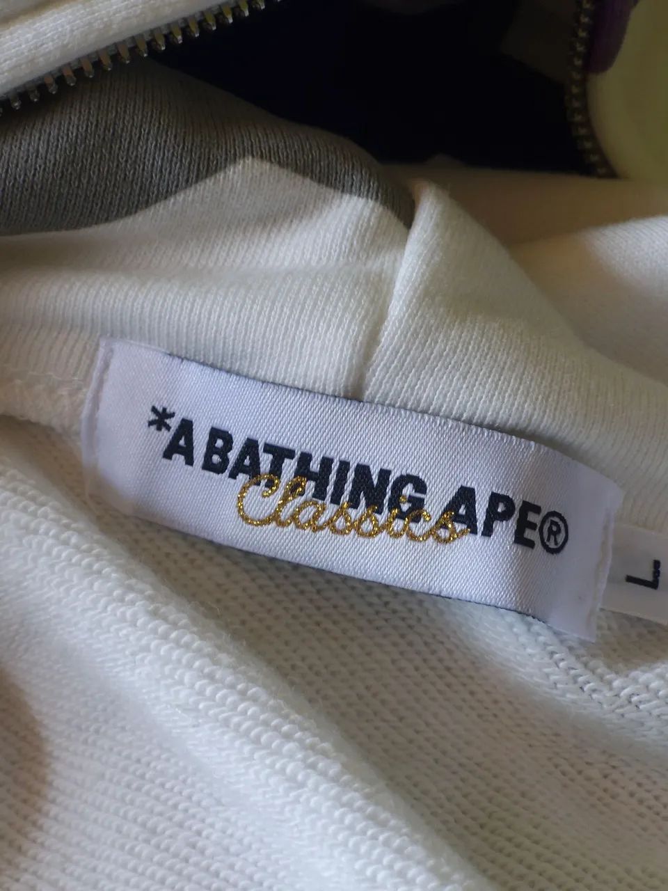 Moletom bape sta star branco importado  - Foto 3