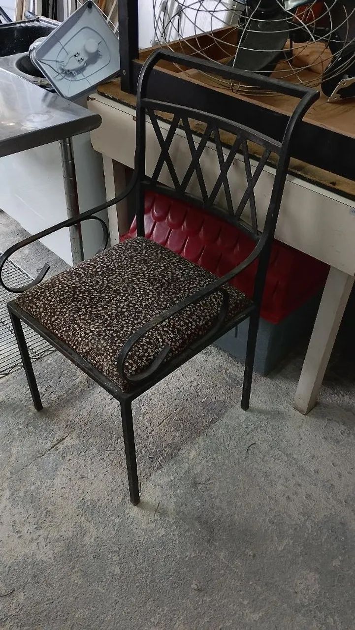 Cadeira de ferro entrego  - Foto 2
