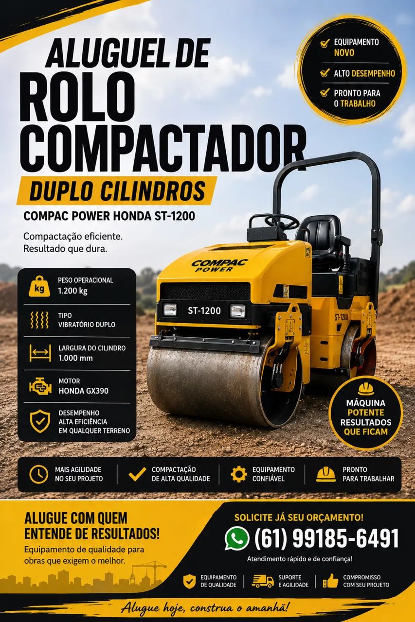 Rolo compactador 