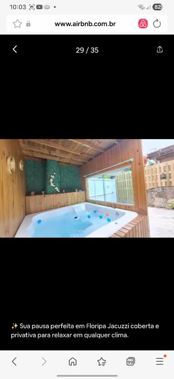 Casa com jacuzzi em Florianópolis SC 