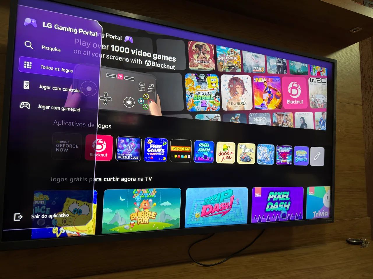 Tv smart NANOCCEL LG 50 polegadas ultra 4k com vídeo game integrado  - Foto 3