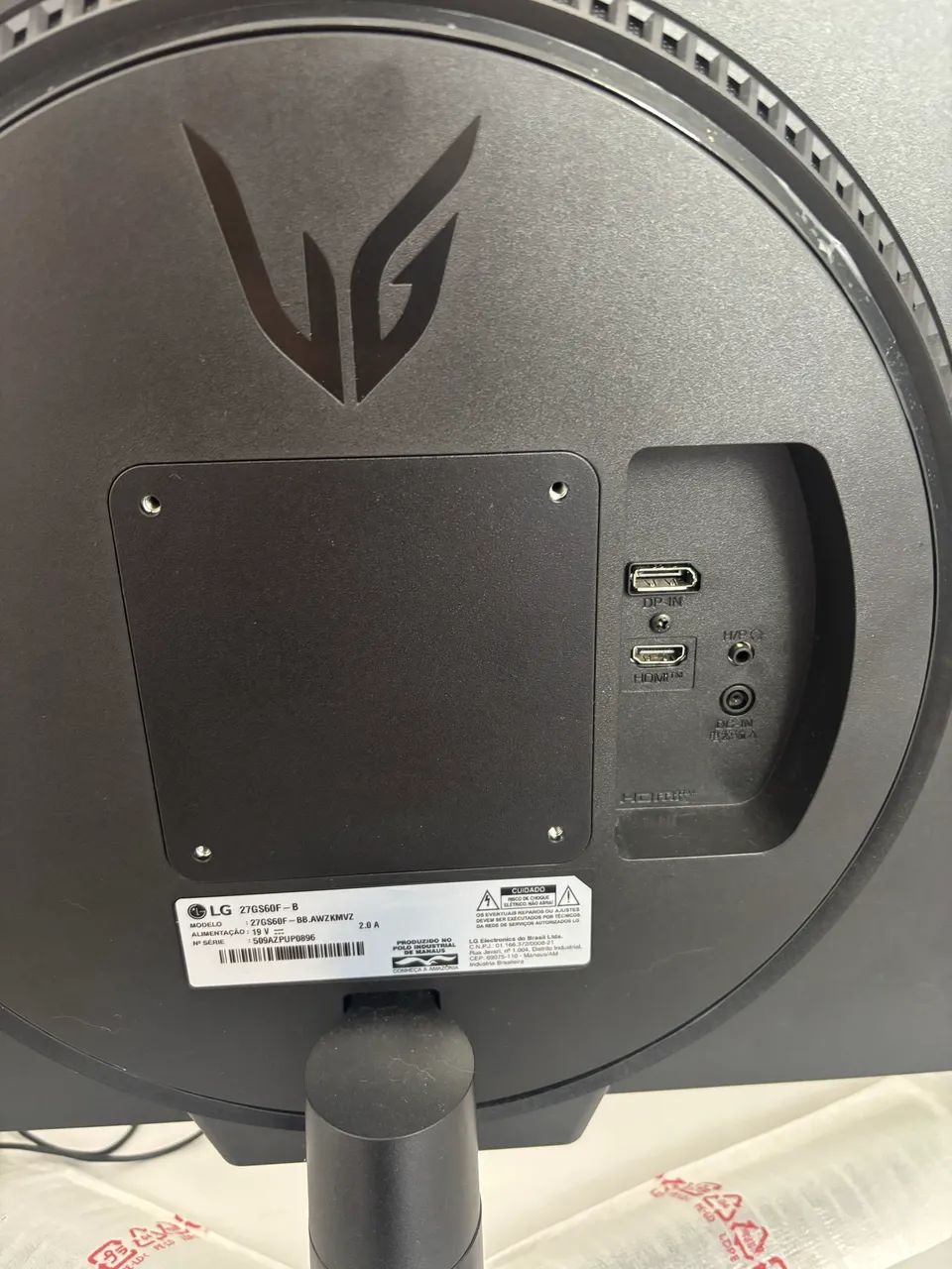 VENDE-SE MONITOR LG 27 POLEGADAS  - Foto 4