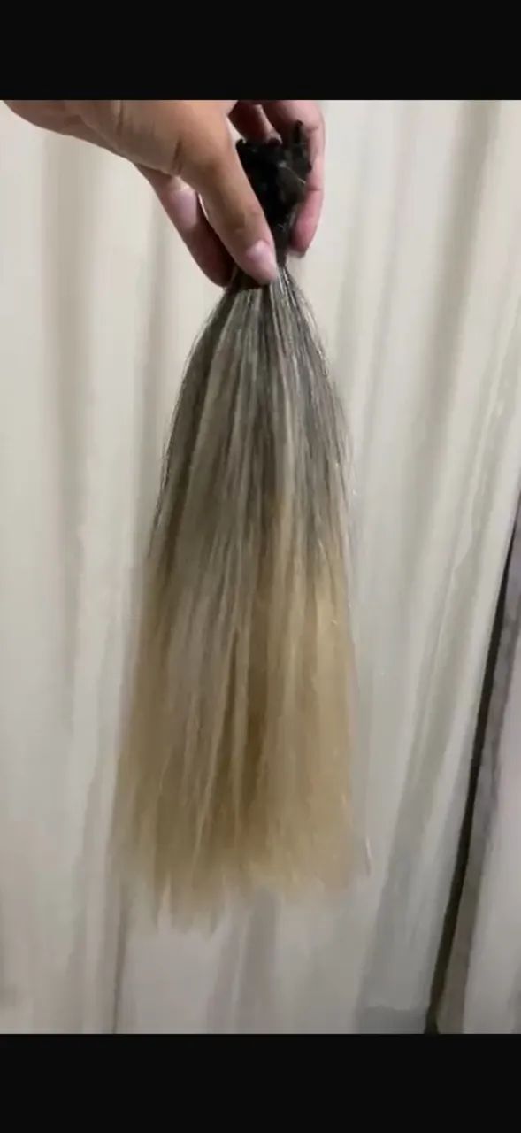 Cabelo  loiro  40 cm - Foto 2