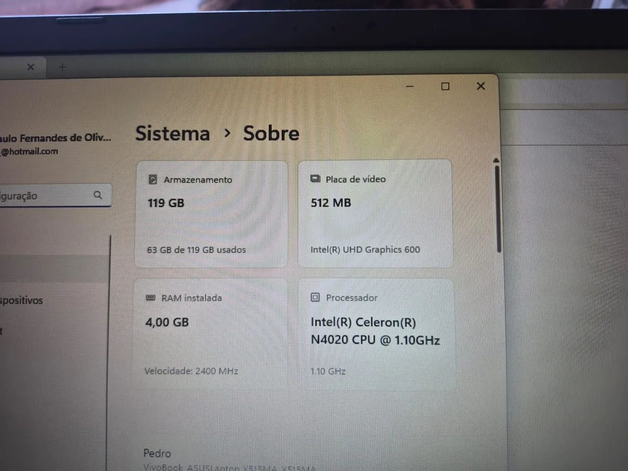 Vendo notebook asus  - Foto 4