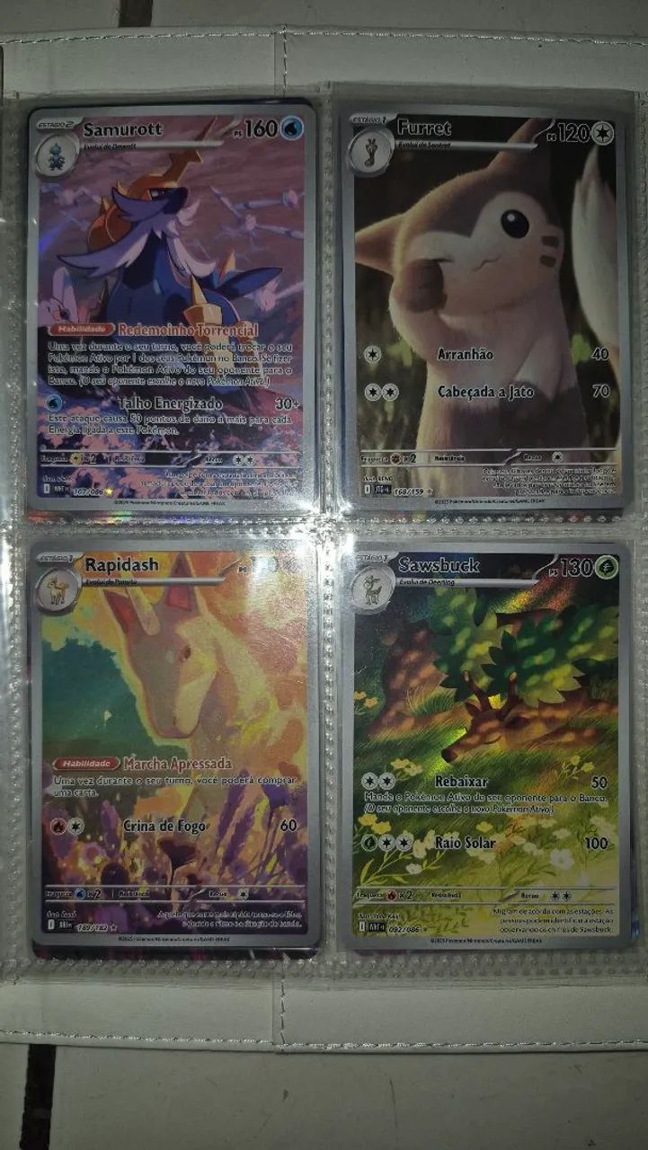 Coleção de cartas pokemon 