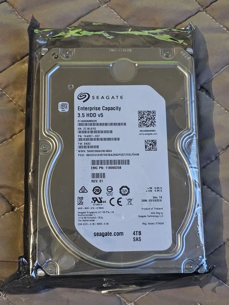 HD Interno Seagate ST4000NM0025 4tb  - Foto 3