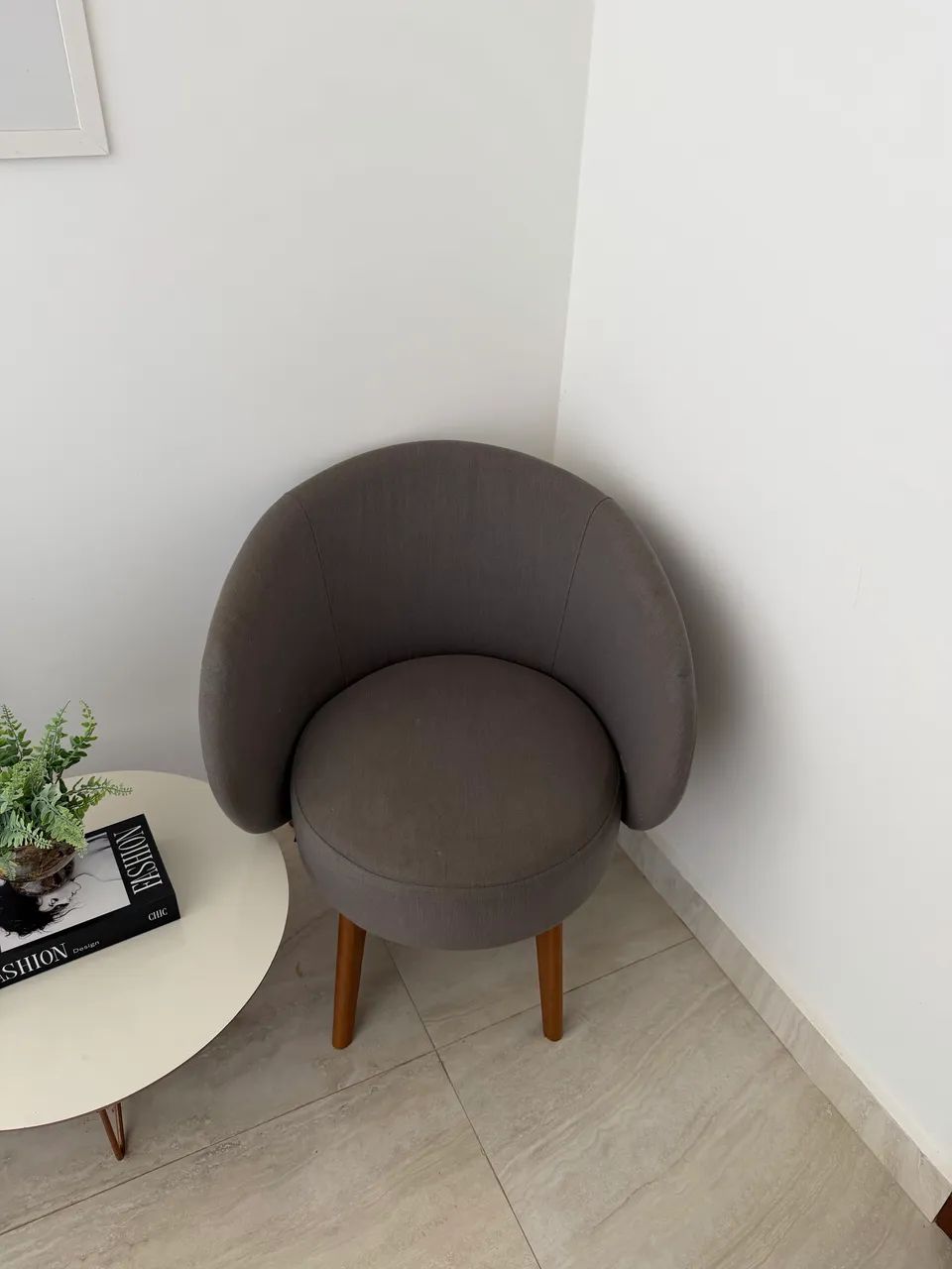 Poltronas Fixa Joli Pés Madeira Luxo - Foto 2