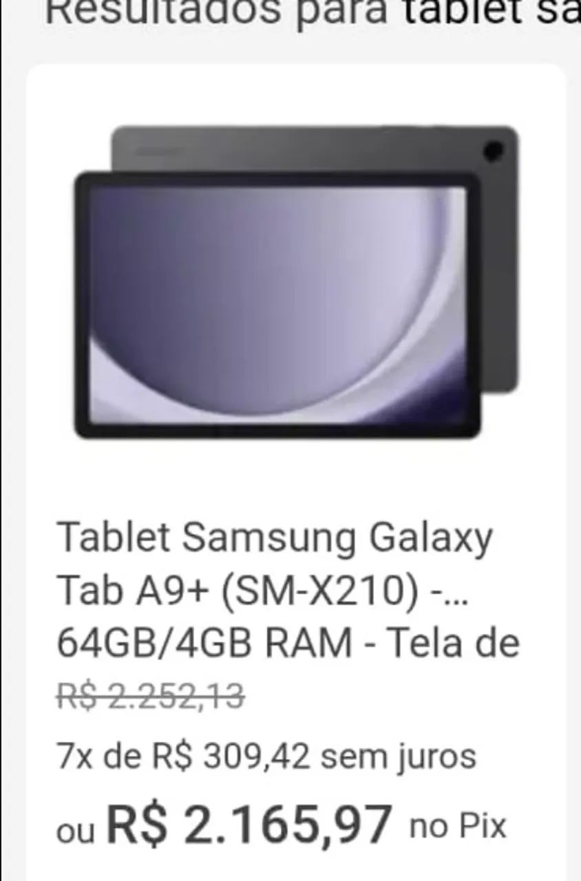 Samsung tab A9 
