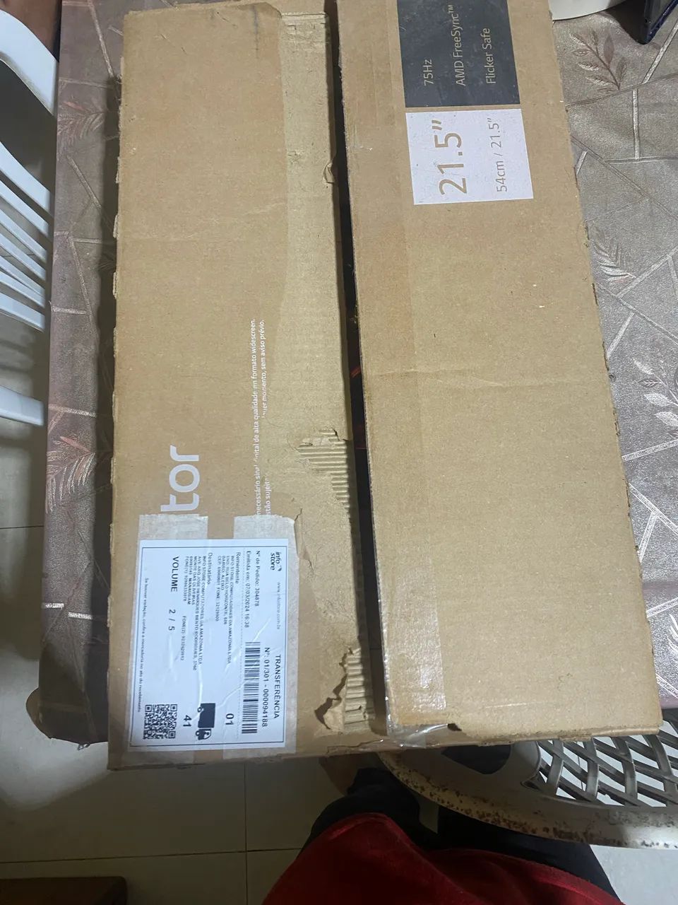 Monitor LG 21.5 polegadas 75Hz/ AMD FreeSync/ Flicker safe - Foto 3