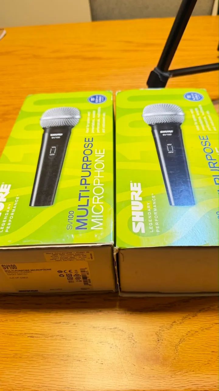 2 Microfone shure SV100  - Foto 2