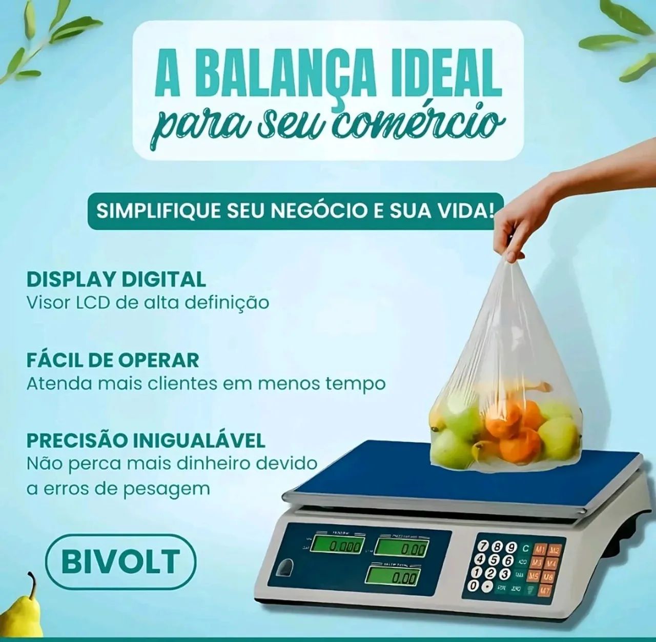 Balança digital 40kg  - Foto 2