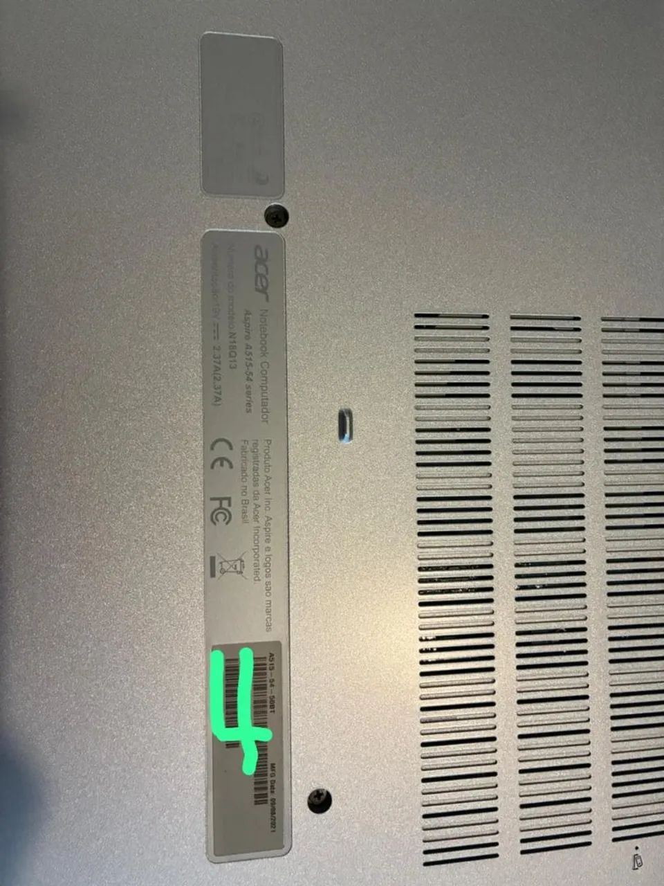 Notebook Aspire 515-54 series - Foto 4