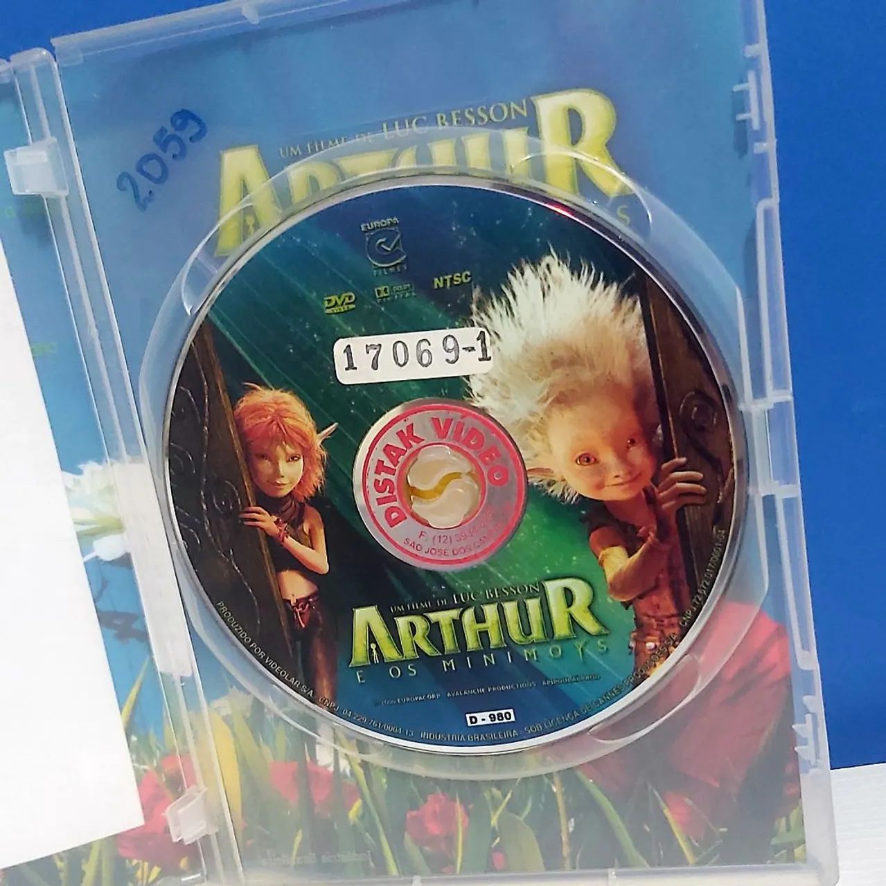 Arthur e os Minimoys - DVD em perfeito estado - Foto 3