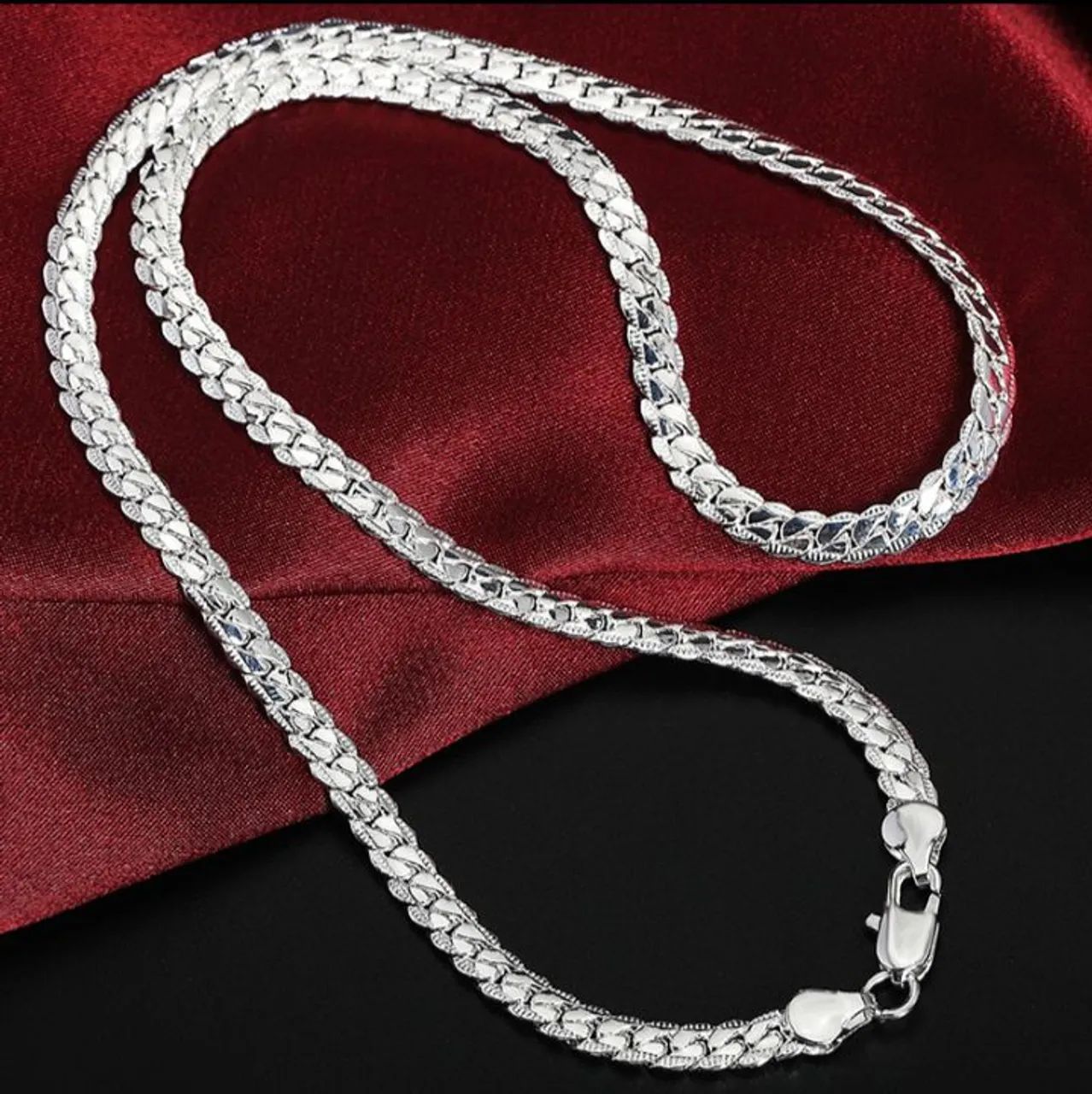 Kit Cordão + Pulseira Masculino Prata Esterlina S925 - Estilo e Presença  - Foto 5
