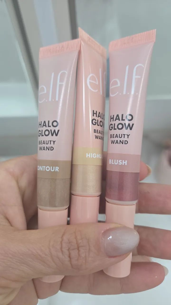 Elf contorno fair blush berry e iluminador champanhe  - Foto 2