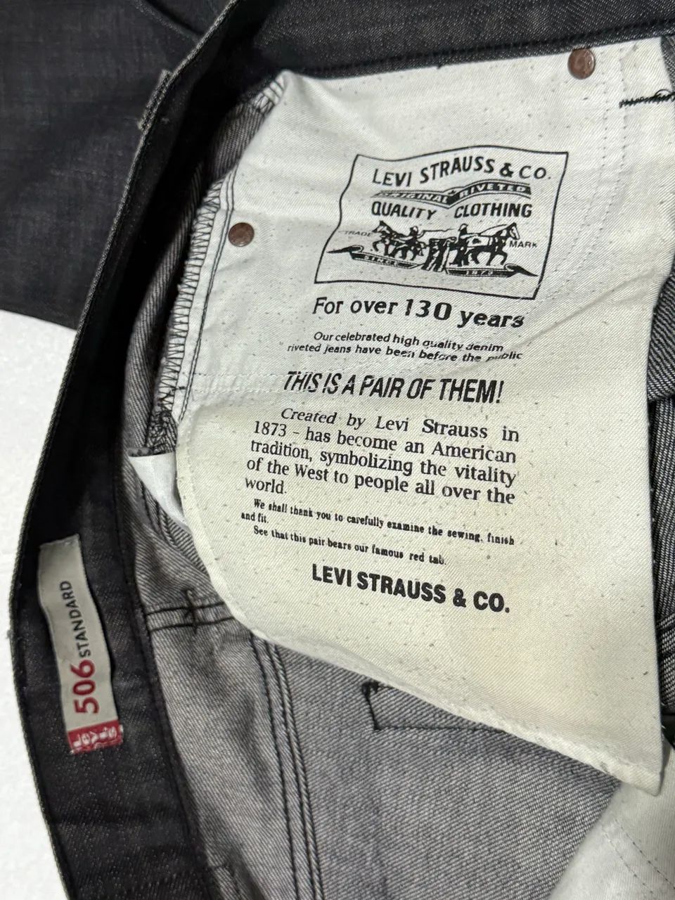 Calça Jeans Levis 506 - Foto 3