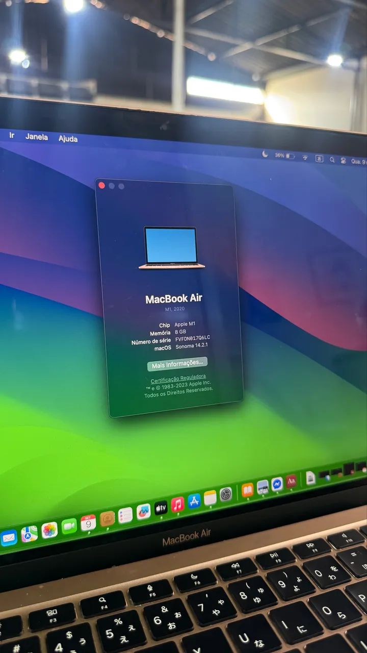 MacBook Air M1 2020 | 8GB | 256GB | Bateria 91% - Notebooks