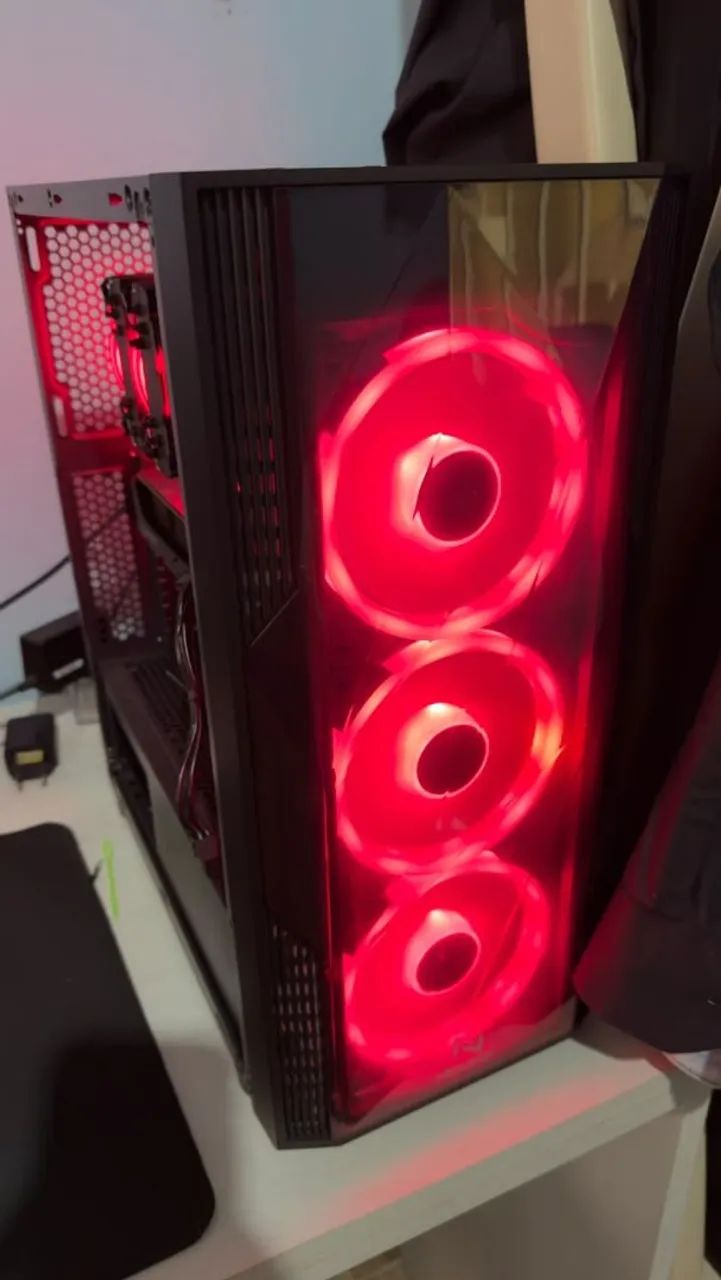 Pc Gamer Com Placa Radeon Rx 7600 E Ryzen 5 5500 / Argb - Foto 2