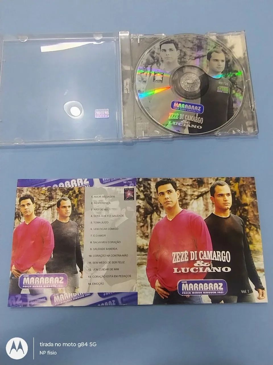 CD original Zezé di Camargo e Luciano - Marabraz  - Foto 2