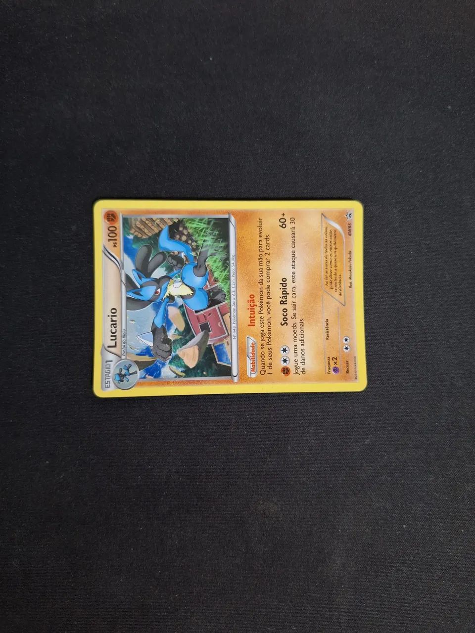 Carta Pokemon Lucario Promo BW85 (NM) - Foto 2