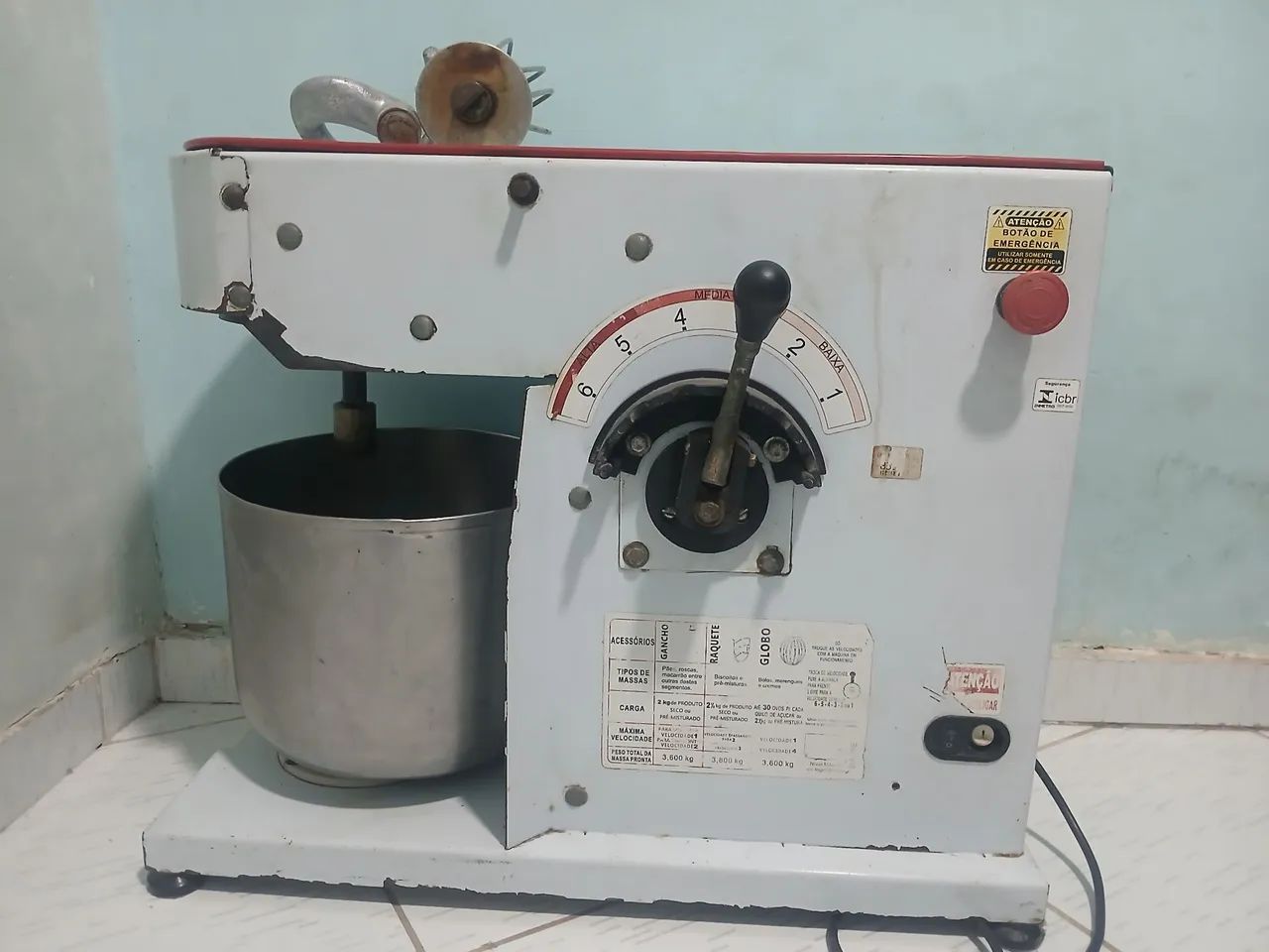 Batedeira industrial 