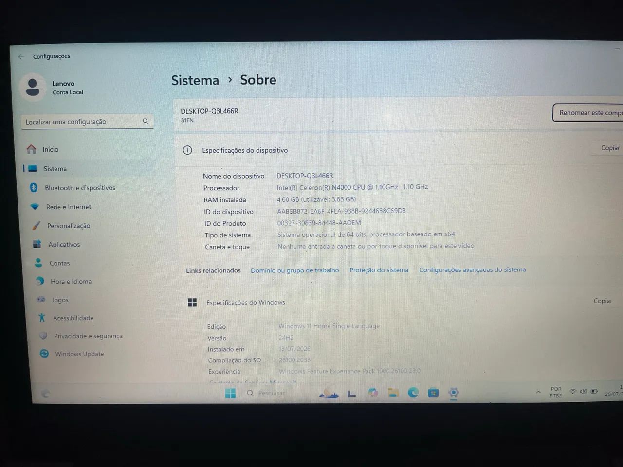 Notebook Lenovo - Foto 2